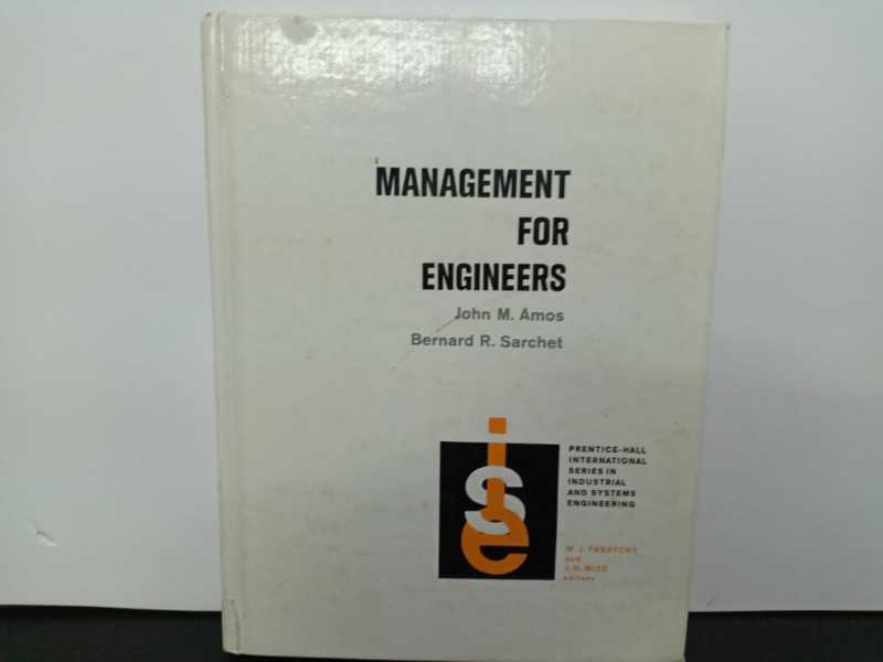 MANAGEMENT FOR ENGINEERS