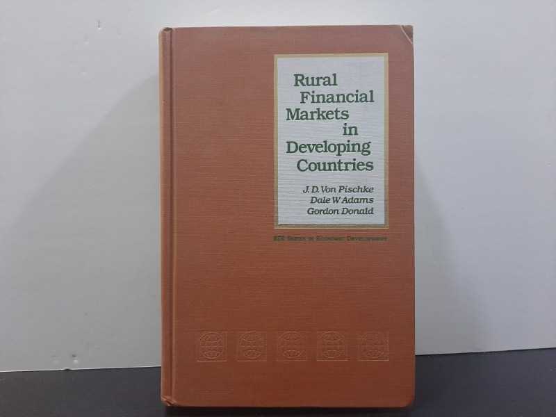 Rural Financial Markets in Developing Countries