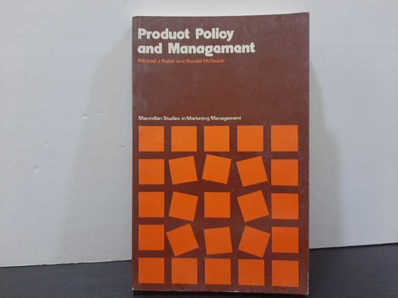 Product Policy and Management
