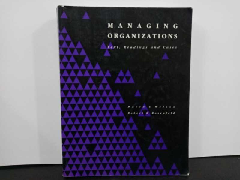 MANAGING ORGANIZATIONS