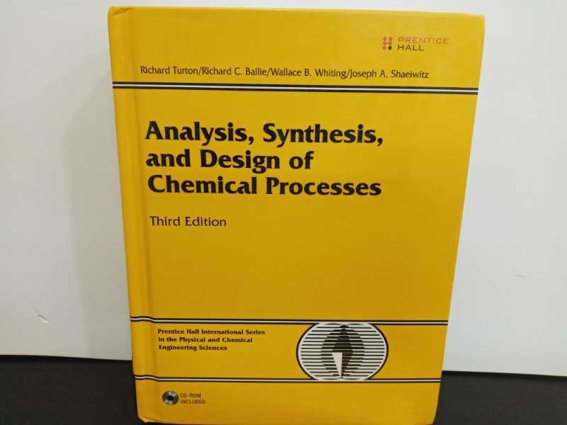 Analysis synthesis and Design of chemical processes