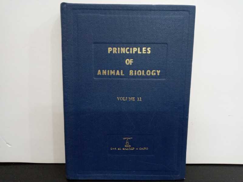 PRINCIPLES OF ANIMAL BIOLOGY VOLUME II Second Edition 1971