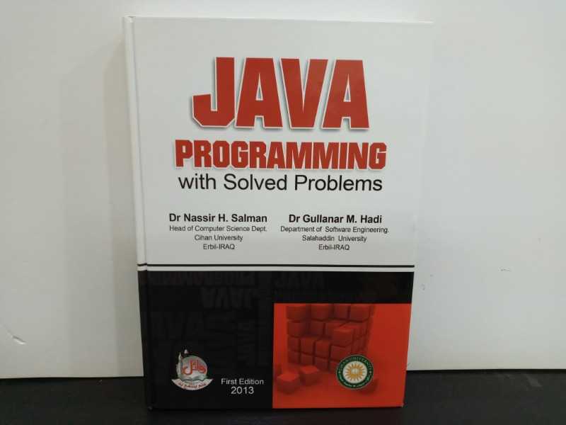 JAVA PROGRAMMING With Solved Problems