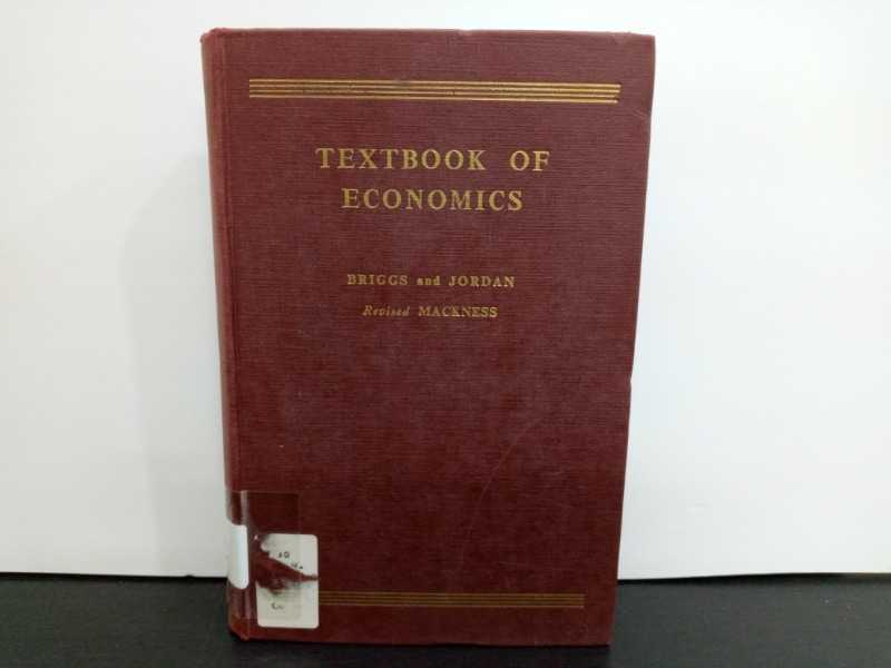 TEXTBOOK OF ECONOMICS