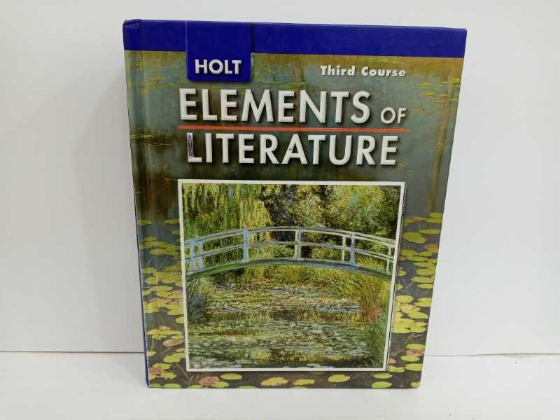 ELEMENTS OF LITERATURE Third course