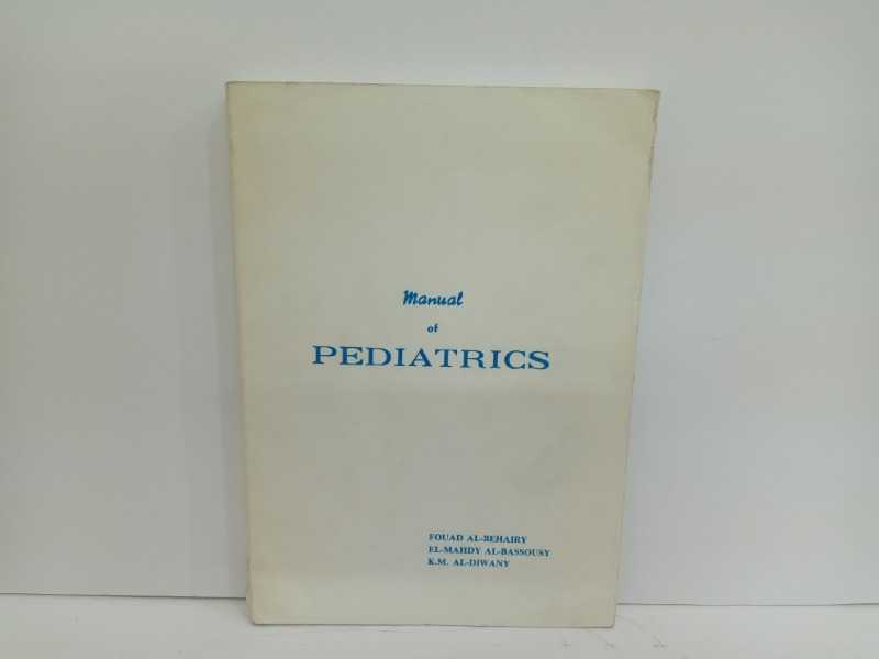 Manual of PEDIATRICS