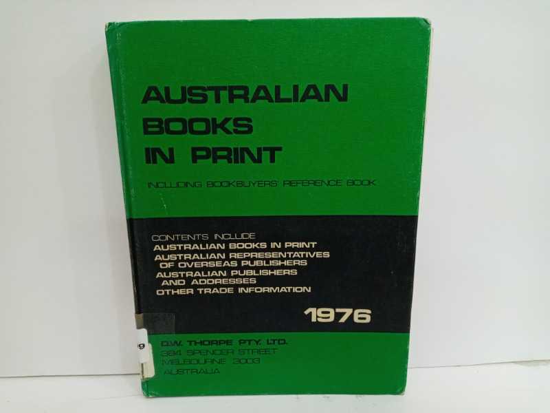 AUSTRALIAN BOOKS IN PRINT 