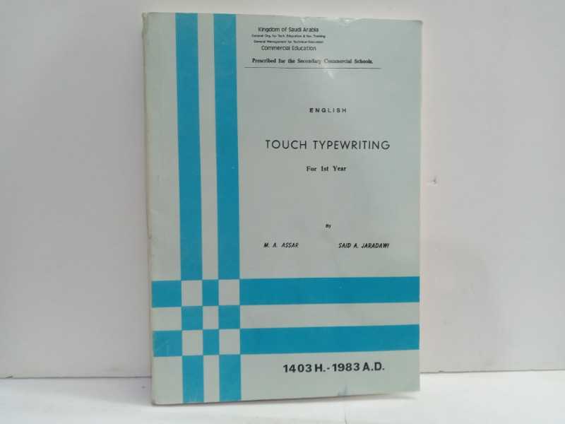 English touch typewriting