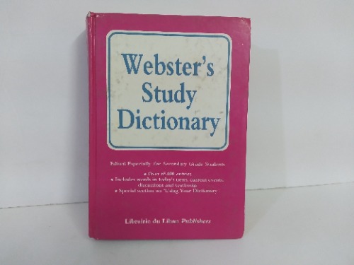 Websters Study Dictionary