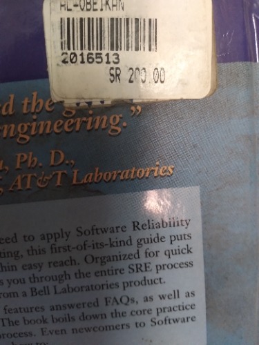 Software Reliability Engineering