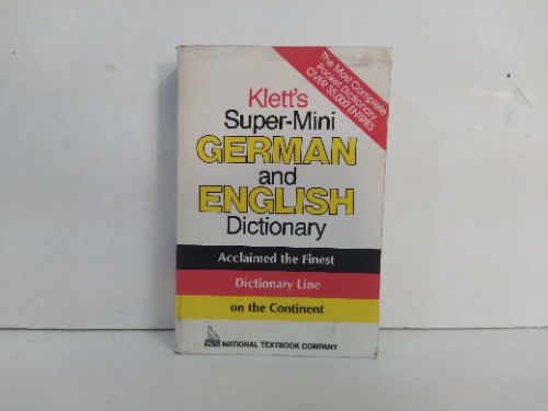 GERMAN and ENGLISH Dictionary 