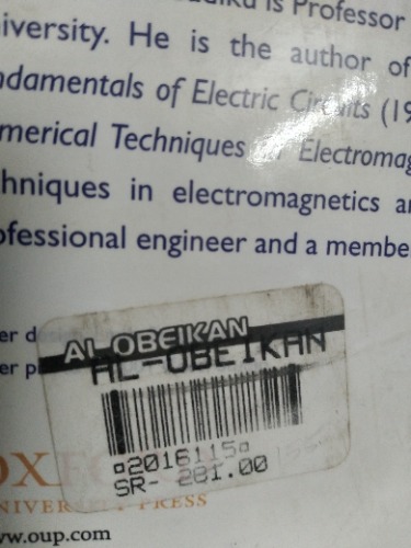 elements of electromagnetics