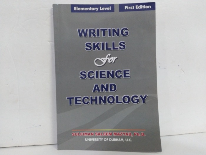 WRITING SKILLS for SCIENCE AND TECHNOLOGY