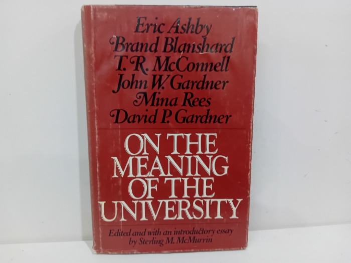 ON THE MEANING OF THE UNIVERSITY 
