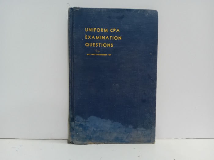 UNIFORM CPA EXAMINATION QUESTIONS  