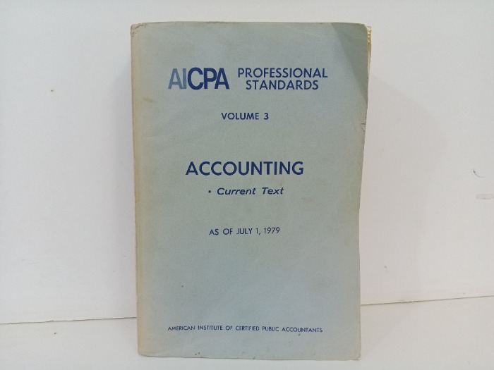 AICPA PROFESSIONAL  STANDARDS  VOLUME 3