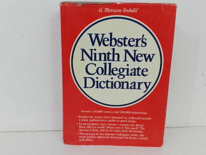 Webster s Ninth New Collegiate Dictionary