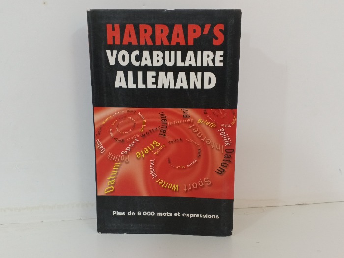 HARRAP S  VOCABULAR ALLEMAND