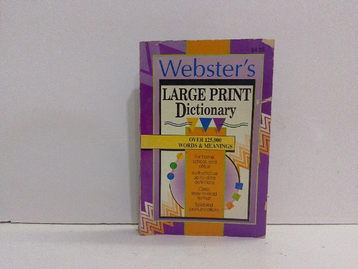 LARGE PRINT Dictionary 