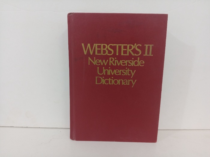 Webster s II  New Riverside University Dictionary