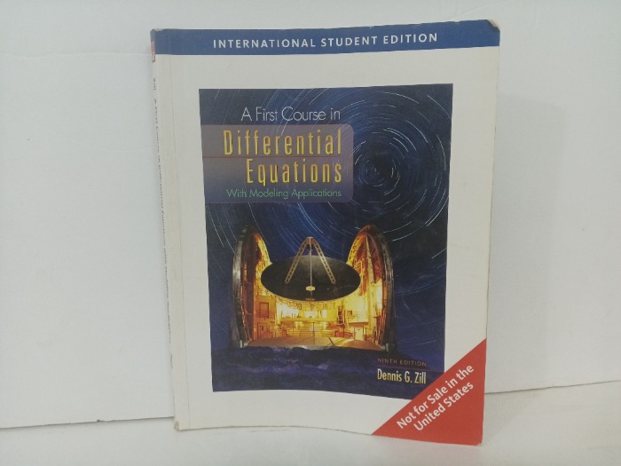 A First Course in  Differential Equations