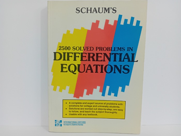 2500SOLVED PROBLEMS IN DIFFERENTIAL EQUATIONS