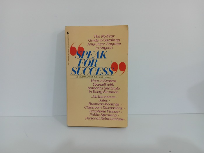 SPEAK FORSUCCESS