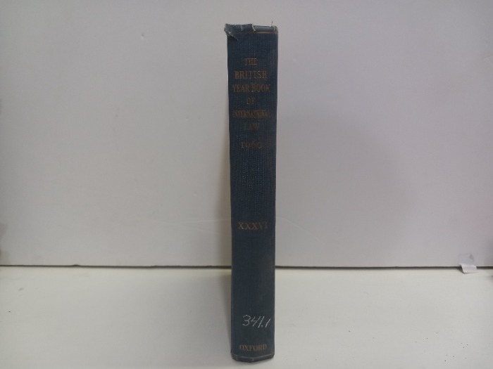 THE BRITISH YEAR BOOK OF INTERNATONAL