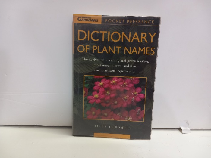 DICTIONARY OF PLANT NAMES