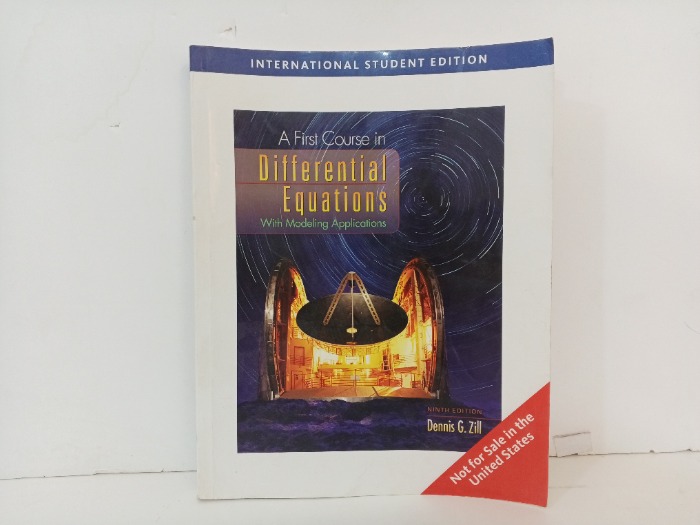A First Course in  Differential Equations
