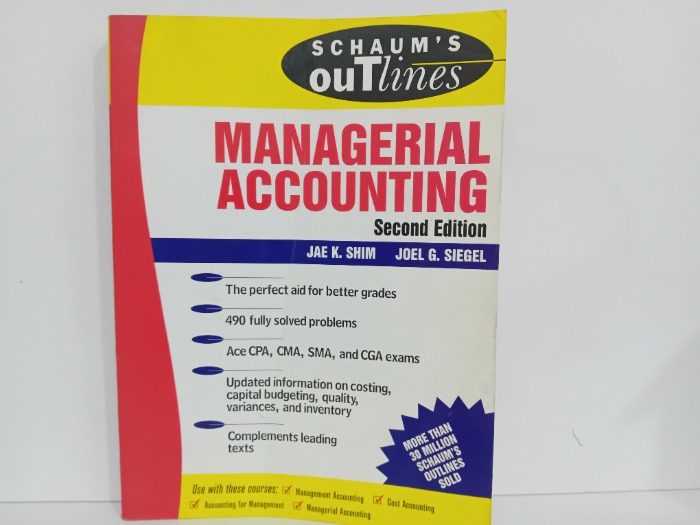 MANAGERIAL ACCOUNTING