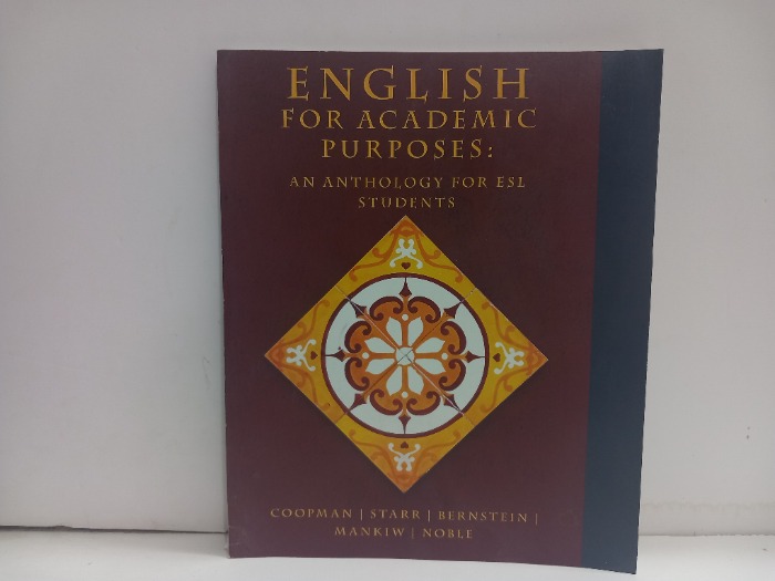 ENGLISH for ACADEMIC PURPOSES