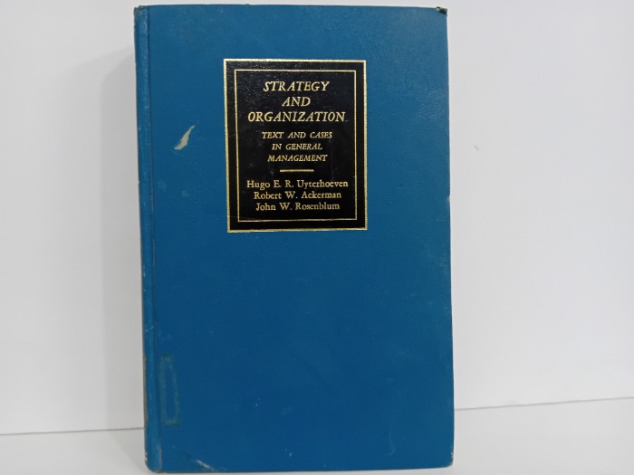 STRATEGY AND ORGANIZATION