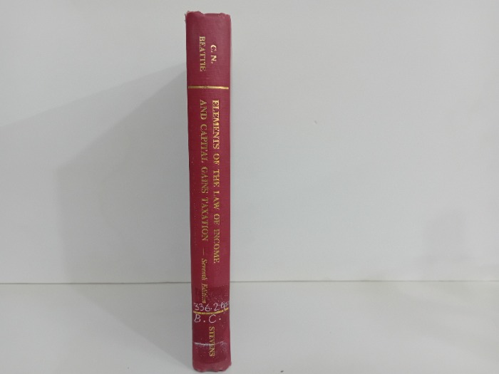 ELEMENTS OF THE LAW OF INCOME AND CAPITAL GAINS TAXATION