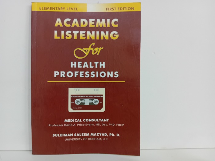 ACADEMIC LISTENING for HEALTH PROFESSIONS