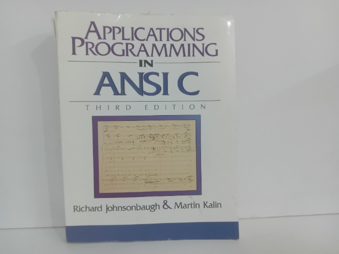 APPLICATIONS PROGRAMMING IN ANSI C